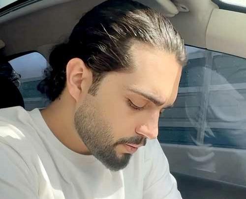 عکس حامیم با لباس سفید
