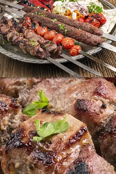 عکس چلو کباب چنجه