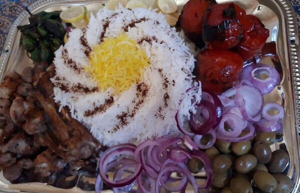 عکس چلو کباب چنجه