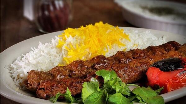عکس چلو کباب چنجه