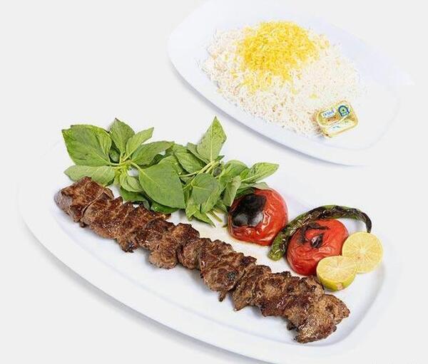 عکس چلو کباب چنجه