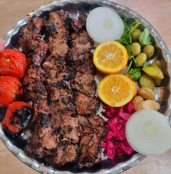 عکس چلو کباب چنجه