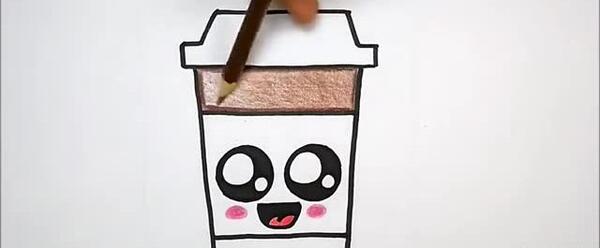 عکس نقاشی لیوان ساده