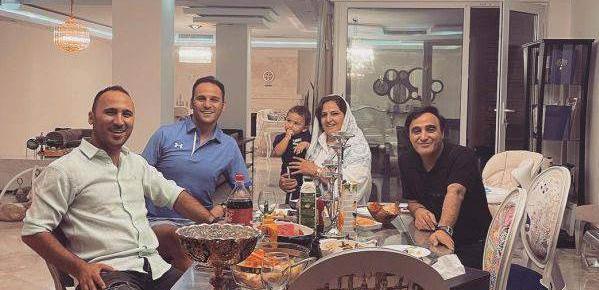 عکس آرش برهانی و همسر باردارش