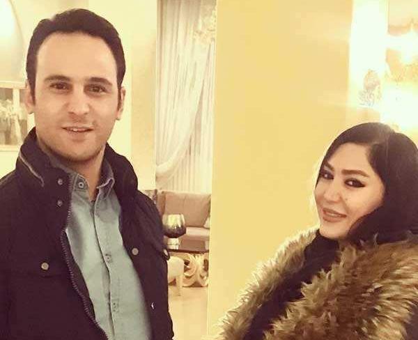 عکس آرش برهانی و همسر باردارش