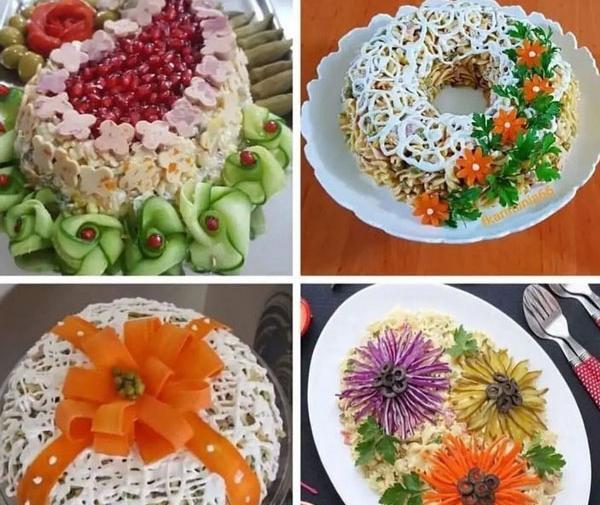 عکس های زیبای تزیین سالاد الویه