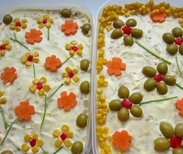 عکس های زیبای تزیین سالاد الویه