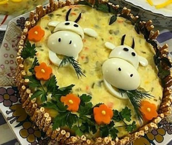عکس های زیبای تزیین سالاد الویه