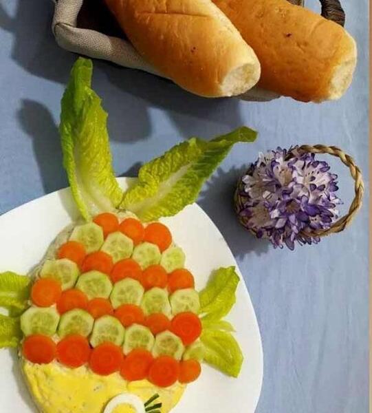 عکس های زیبای تزیین سالاد الویه