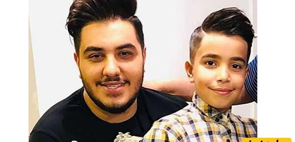 عکس آرون افشار و پدرش