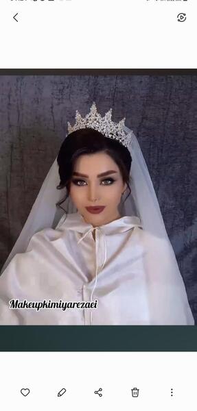 عکس لباس عروس بی حجاب