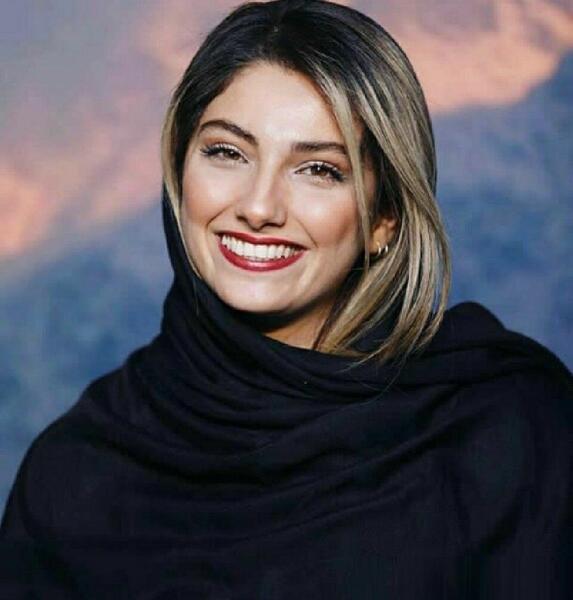 عکس محیا دهقانی با همسرش