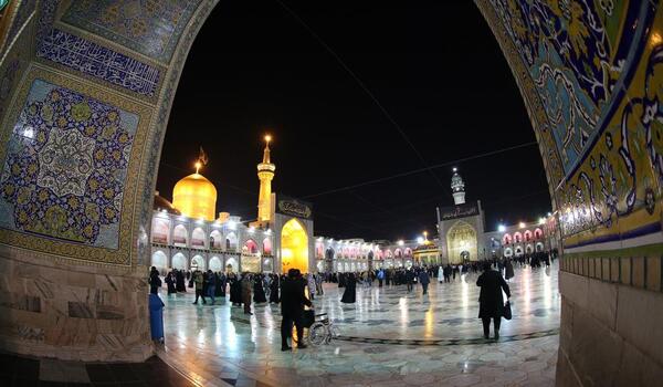عکس حرم امام رضا خام