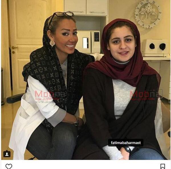 عکسهای فاطیما بهارمست با همسرش