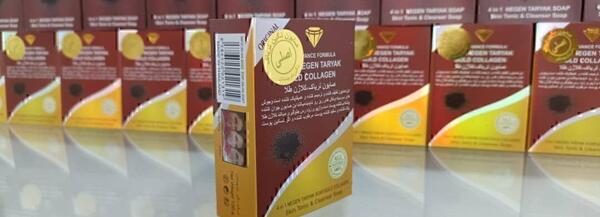 عکس صابون تریاک کلاژن طلا اصل