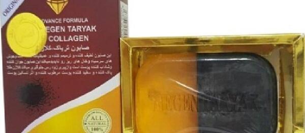 عکس صابون تریاک کلاژن طلا اصل