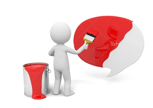 عکس سه بعدی آدمک
