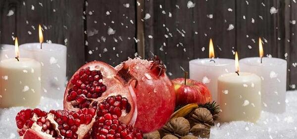 عکس انار شب یلدا