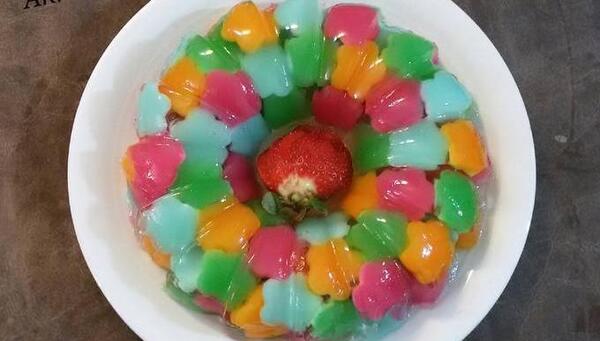 عکس ایده برای ژله خرده شیشه