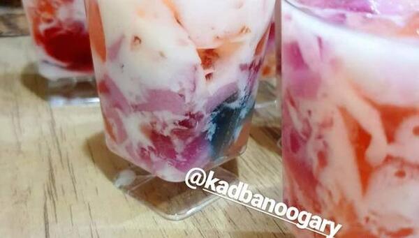 عکس ایده برای ژله خرده شیشه