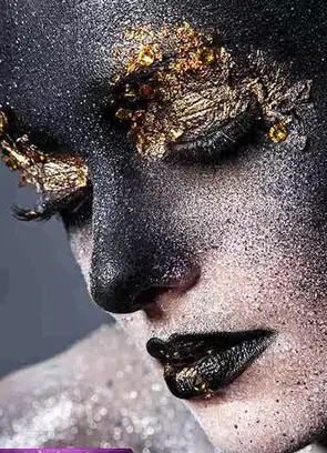 عکس نقاشی صورت یک خانم
