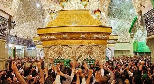 عکس حرم امام حسین و حضرت عباس در کنار هم