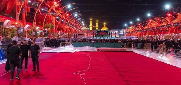 عکس بین الحرمین در روز عاشورا