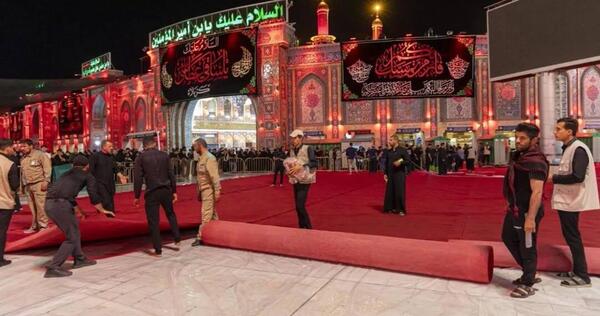 عکس بین الحرمین در روز عاشورا