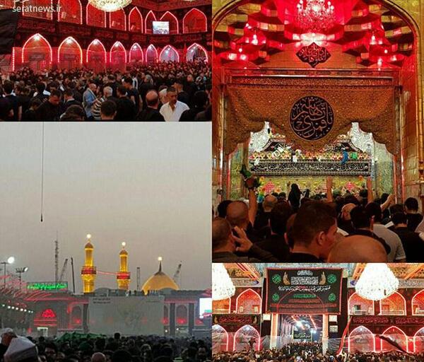 عکس بین الحرمین در روز عاشورا