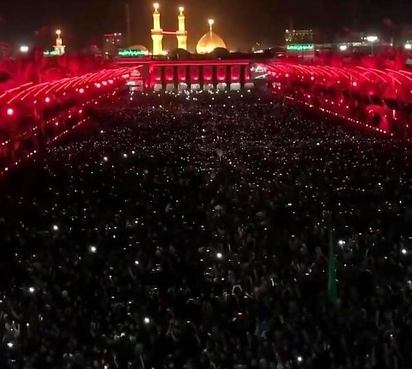 عکس بین الحرمین در روز عاشورا
