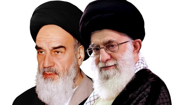 عکس رهبری زمینه مشکی