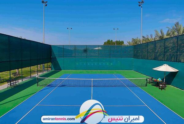 عکس زمین تنیس