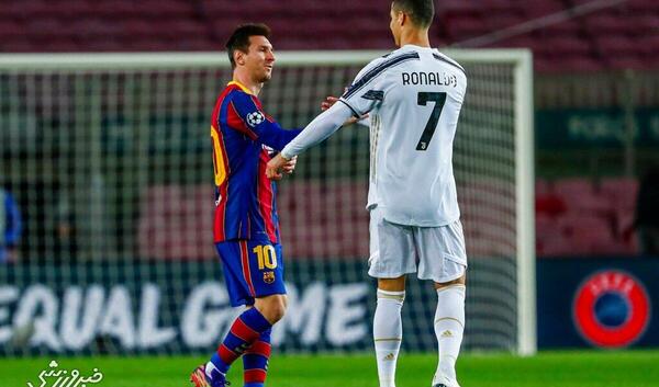 عکس رونالدو و لیونل مسی