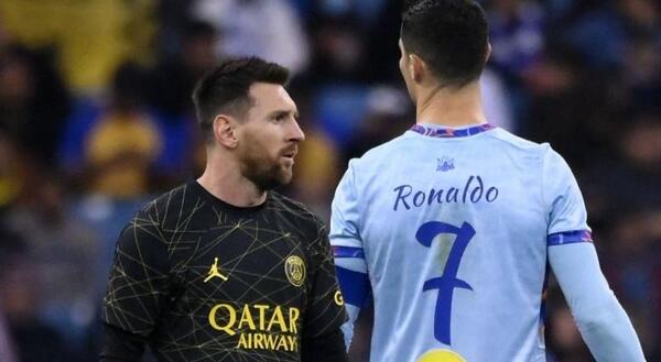 عکس رونالدو و مسی در النصر