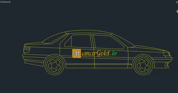 عکس ماشین در اتوکد