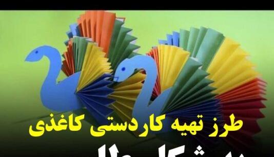 عکس طاووس کاغذی