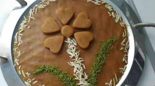 عکس تزیین حلوا عروسی