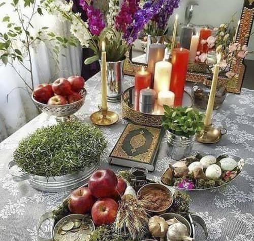 عکس سفره هفت سین لاکچری ۱۴۰۰