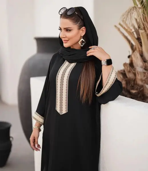 عکس مانتو بلند حریر مجلسی