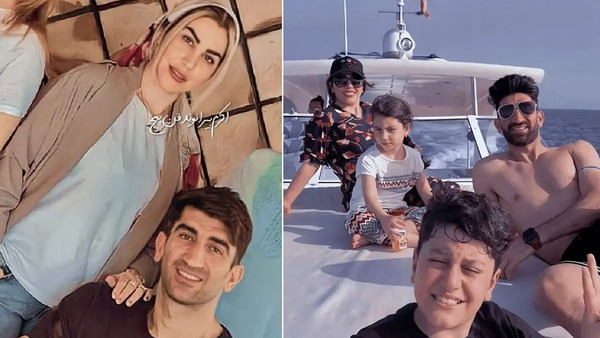 عکس زن و بچه وحید امیری