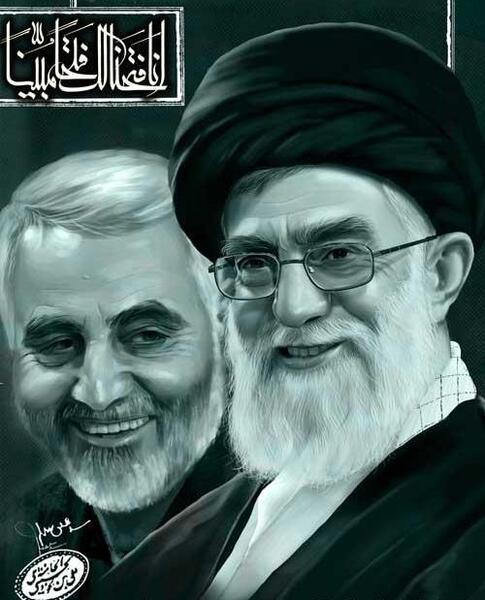 عکس حاج قاسم سلیمانی خفن