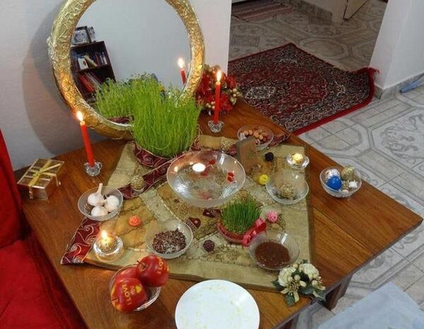 عکس ایده هایی برای سفره هفت سین
