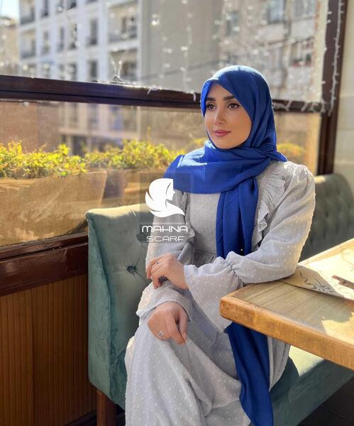 عکس های روسری آبی