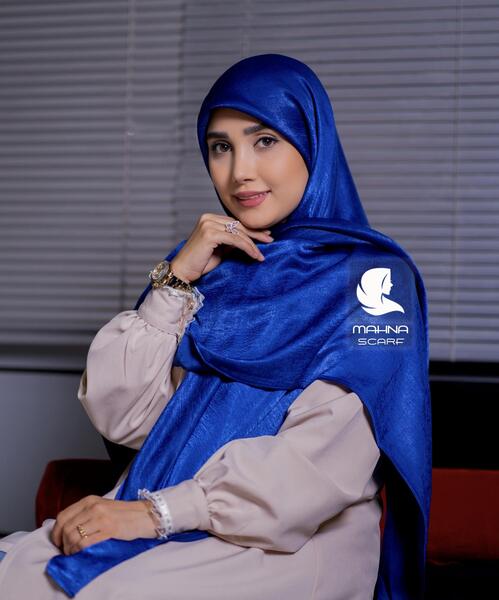 عکس های روسری آبی