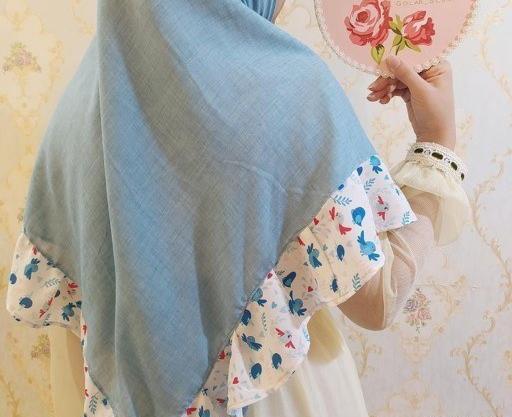 عکس های روسری آبی