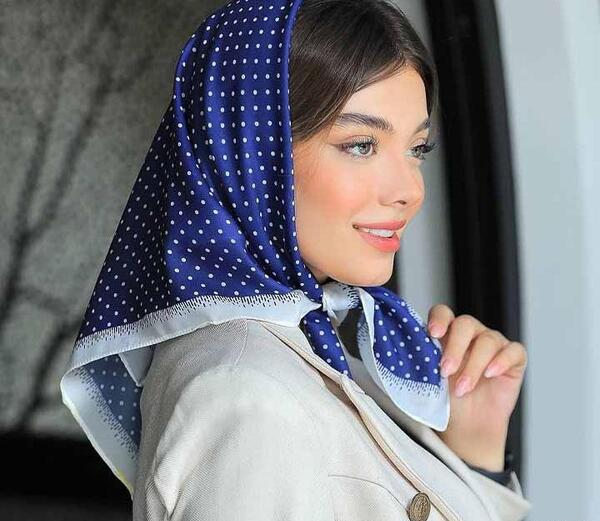 عکس های روسری آبی