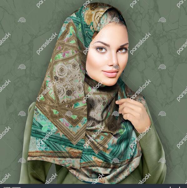 عکس های روسری آبی