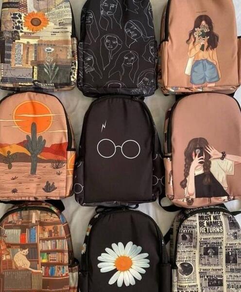 دانلود عکس کیف مدرسه دخترانه