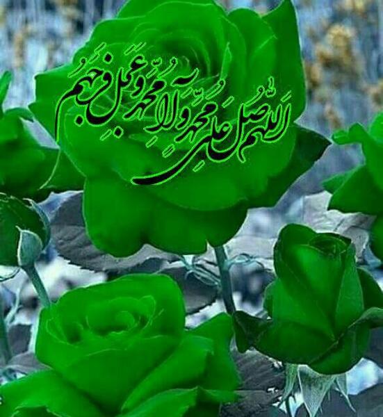 عکس صلوات و گل