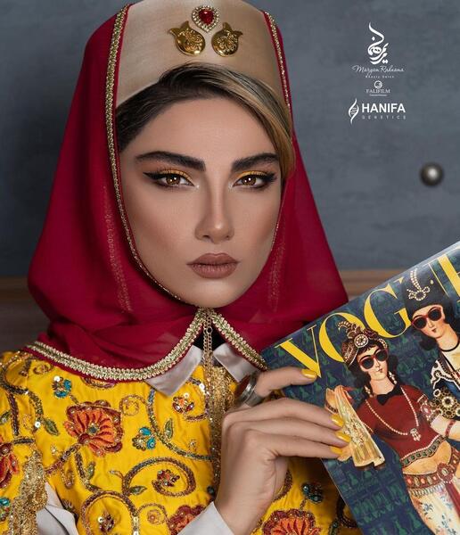 عکس محیا دهقانی و مادرش